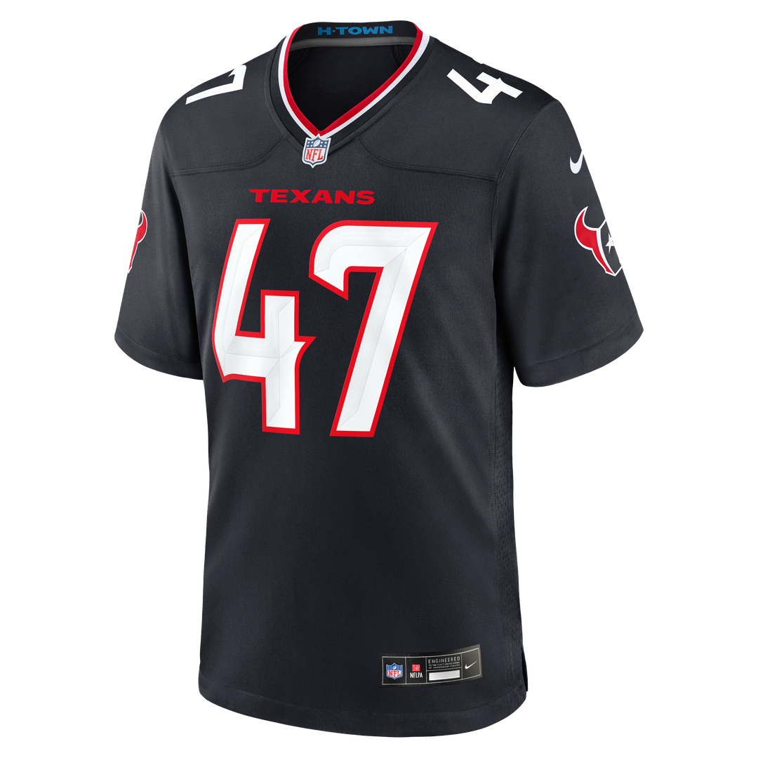 Houston Texans Louis Hansen Nike Navy Game Jersey product image 4