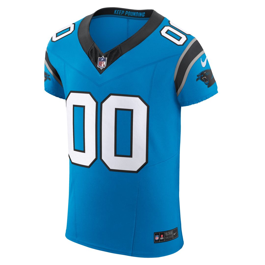 Carolina Panthers Nike Blue Vapor FUSE Elite Custom Jersey product image 2