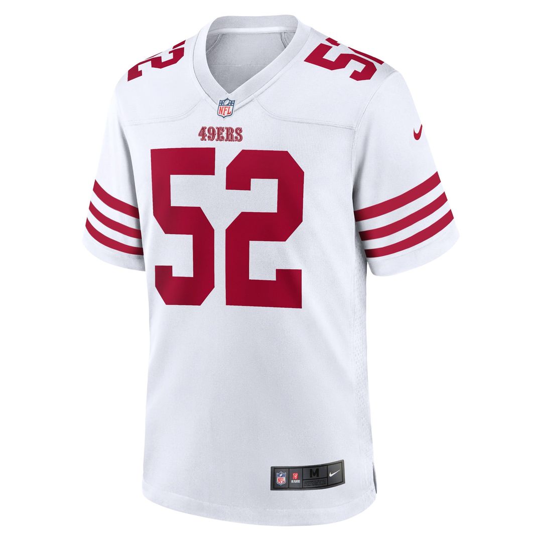 San Francisco 49ers Patrick Willis Nike White Retired Game product image 2
