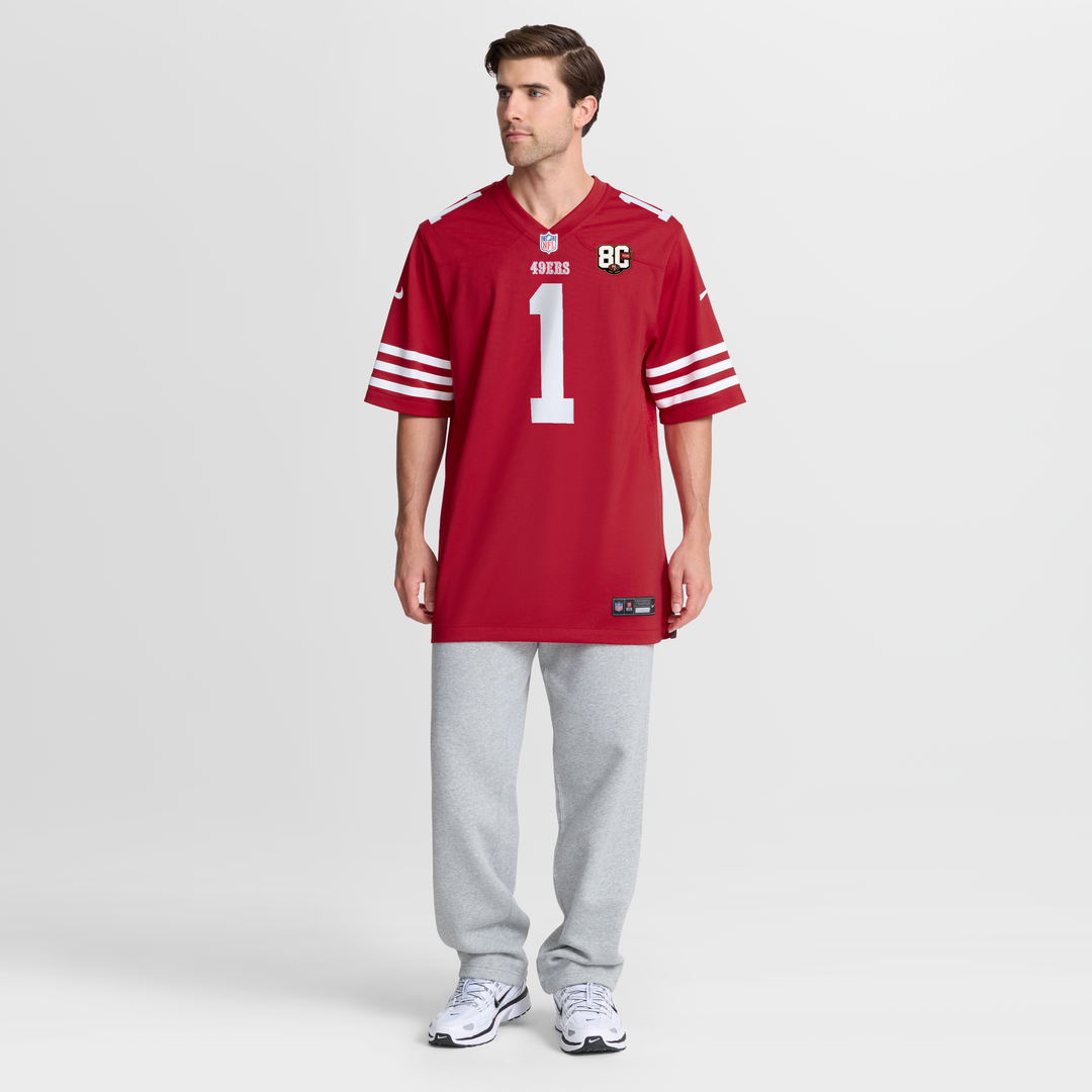 San Francisco 49ers Ricky Pearsall Nike Scarlet 80th product image 4