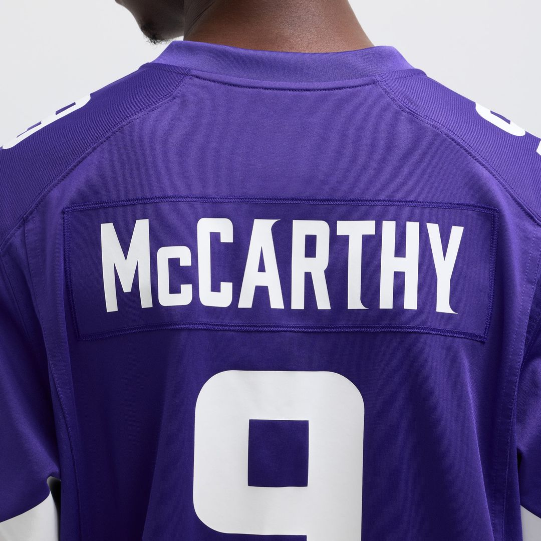 Minnesota Vikings J.J. McCarthy Nike White Alternate Game product image 14
