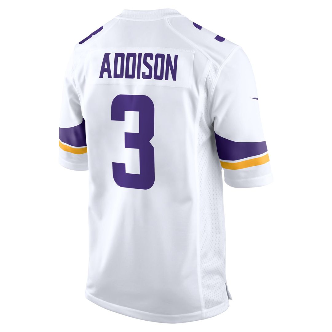 Minnesota Vikings Jordan Addison Nike White Away Game Jersey product image 6
