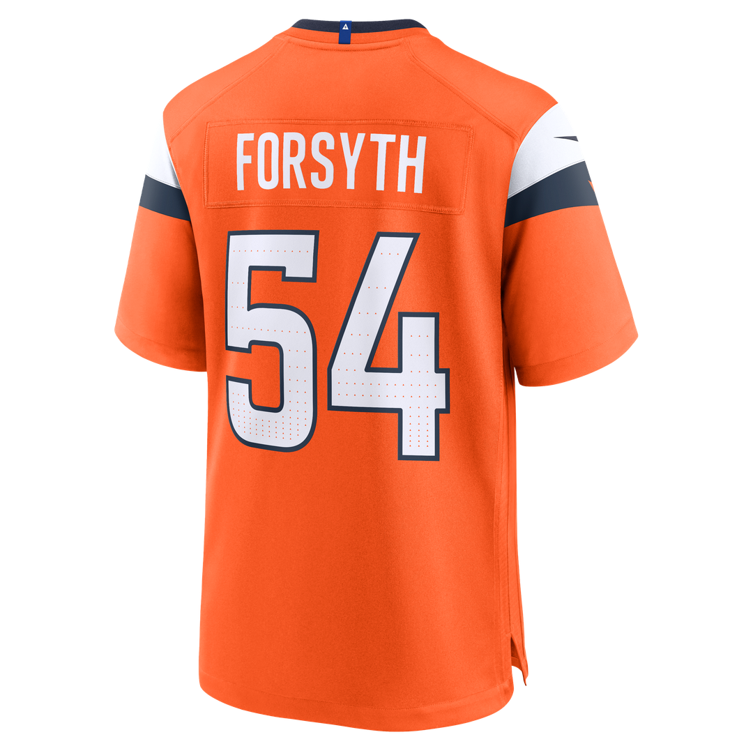 Denver Broncos Alex Forsyth Nike Orange Game Jersey product image 3