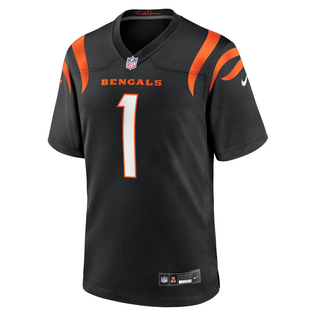 Cincinnati Bengals Ja'Marr Chase Nike Black Game Jersey product image 2