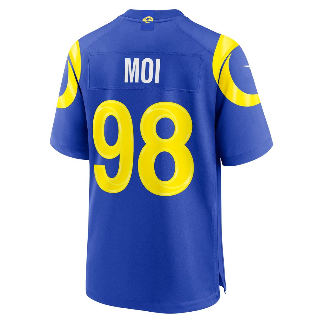 Los Angeles Rams Jaxson Moi Nike Royal Game Jersey product image 3
