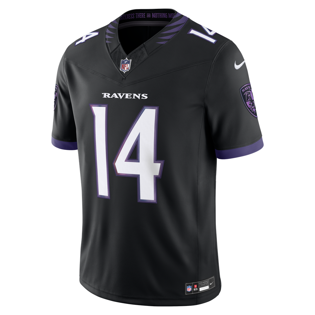Baltimore Ravens Kyle Hamilton Nike Black Alternate Vapor product image 5