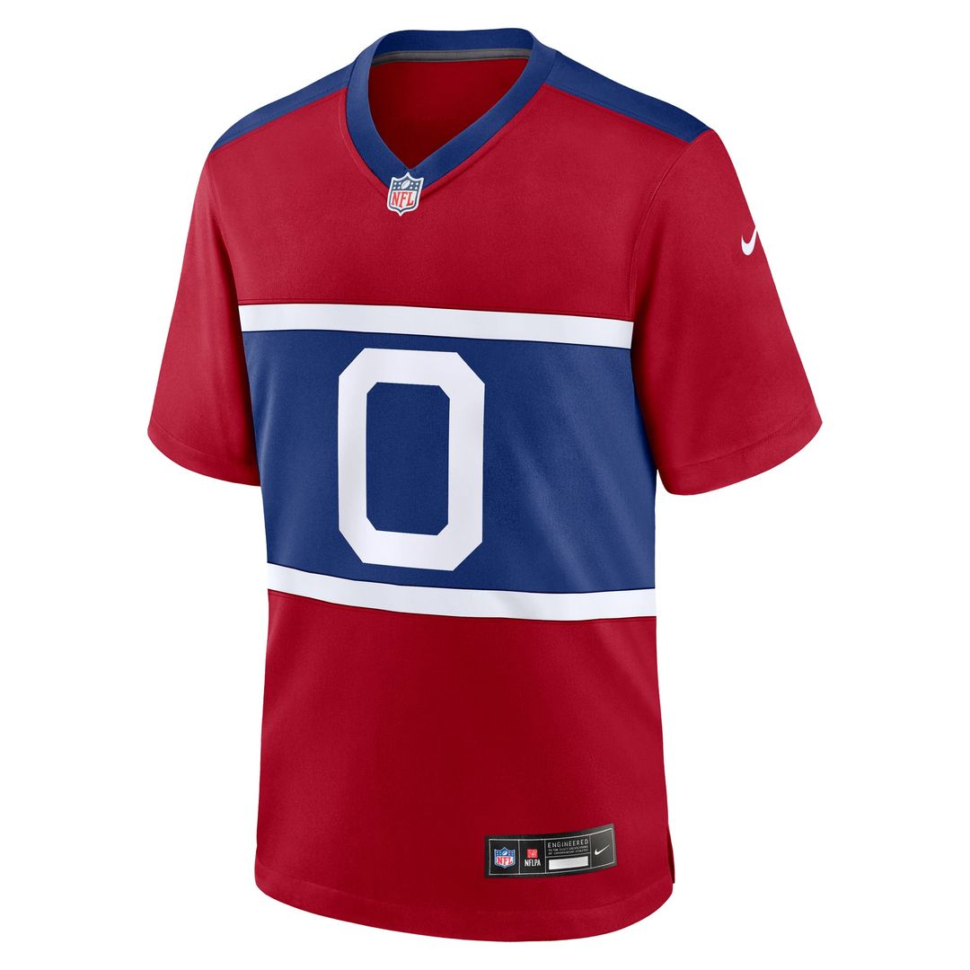 New York Giants Brian Burns Nike Century Red Alternate Game product image 2