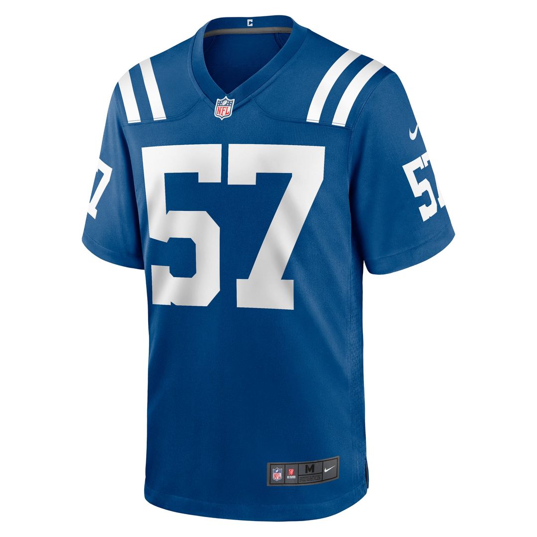 Indianapolis Colts Jaylon Carlies Nike Royal Game Jersey product image 2