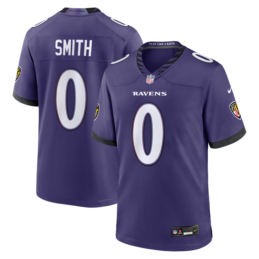 Baltimore Ravens Roquan Smith Nike Purple Game Jersey product image 1
