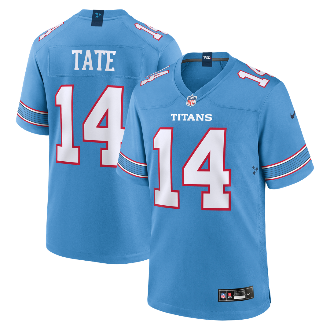 Tennessee Titans Carnell Tate Nike Light Blue Game Jersey product image 1