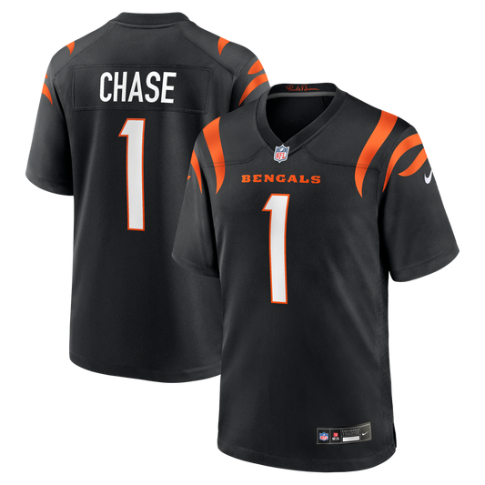 Cincinnati Bengals Ja'Marr Chase Nike Black Game Jersey product image 1