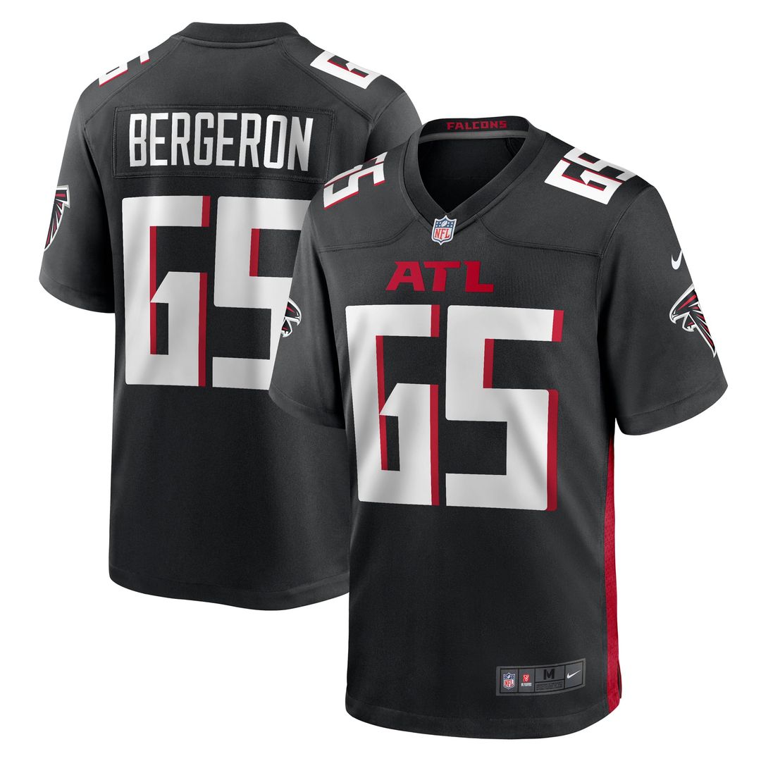 Atlanta Falcons Matthew Bergeron Nike Black Game Jersey product image 1