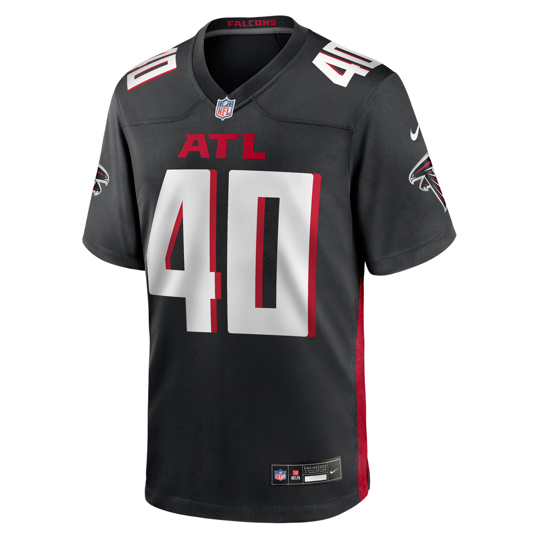 Atlanta Falcons JD Bertrand Nike Black Game Jersey product image 2