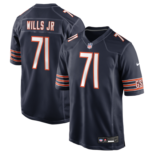 Chicago Bears Jedrick Wills Jr. Nike Navy Game Jersey product image 1