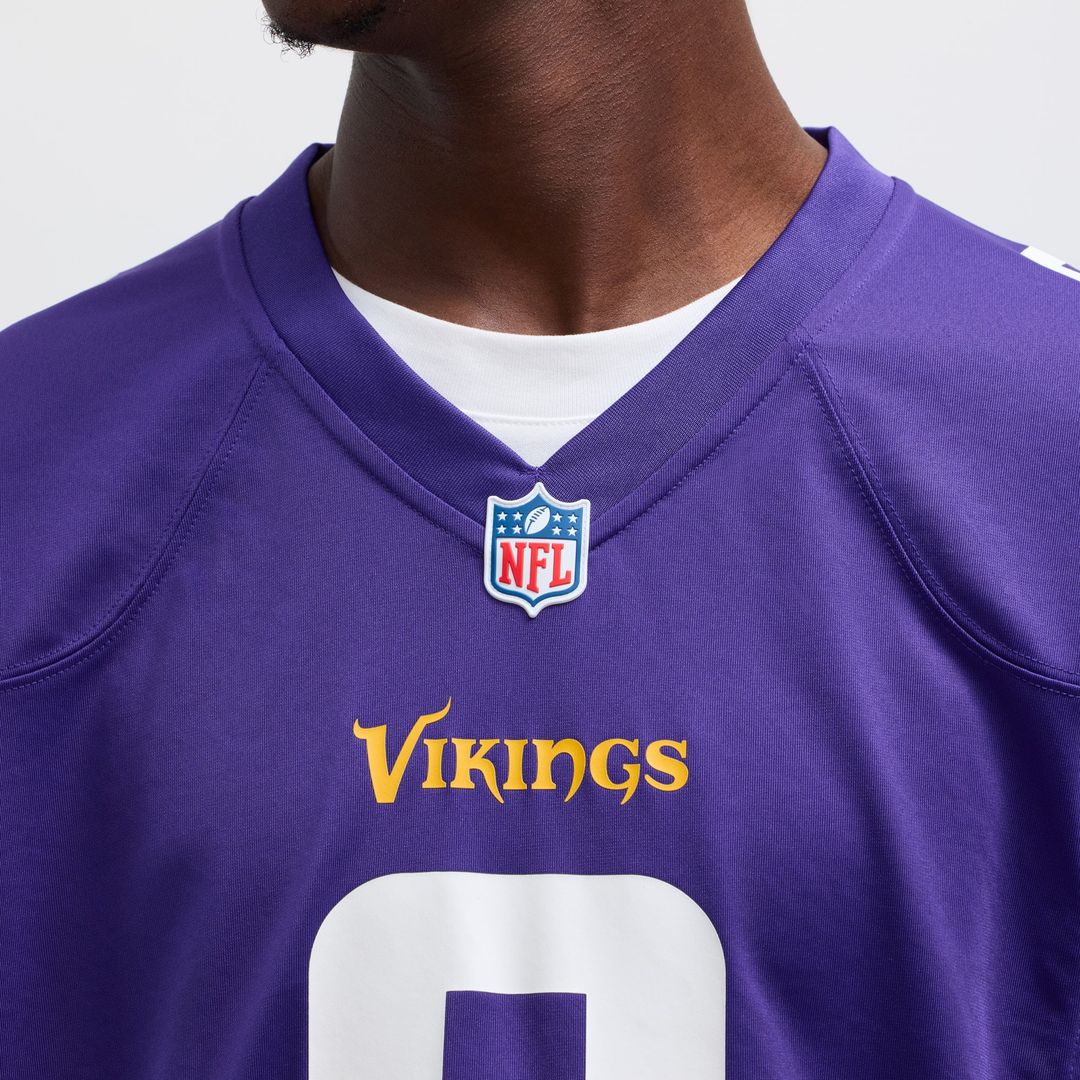 Minnesota Vikings J.J. McCarthy Nike White Alternate Game product image 13