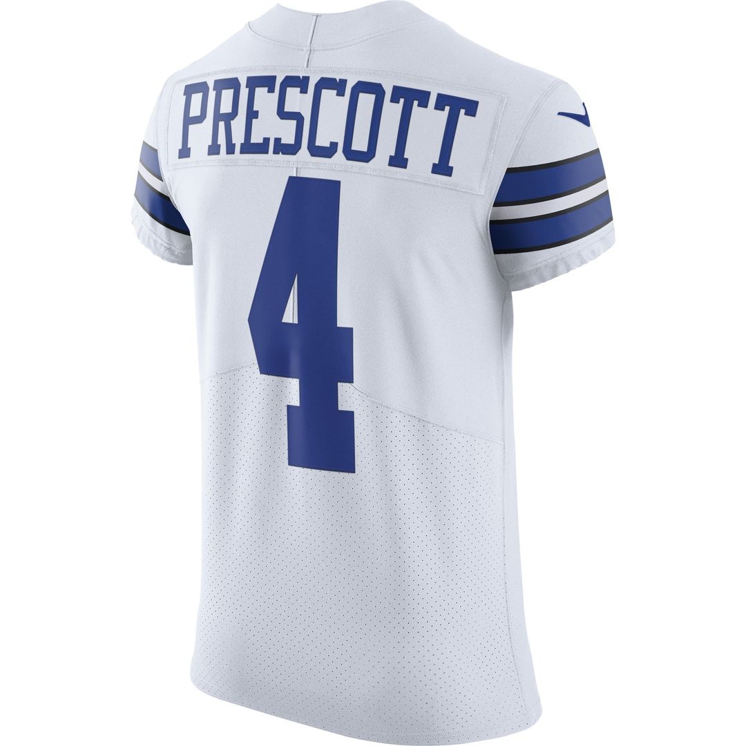 Dallas Cowboys Dak Prescott Nike White Vapor Elite Player product image 6