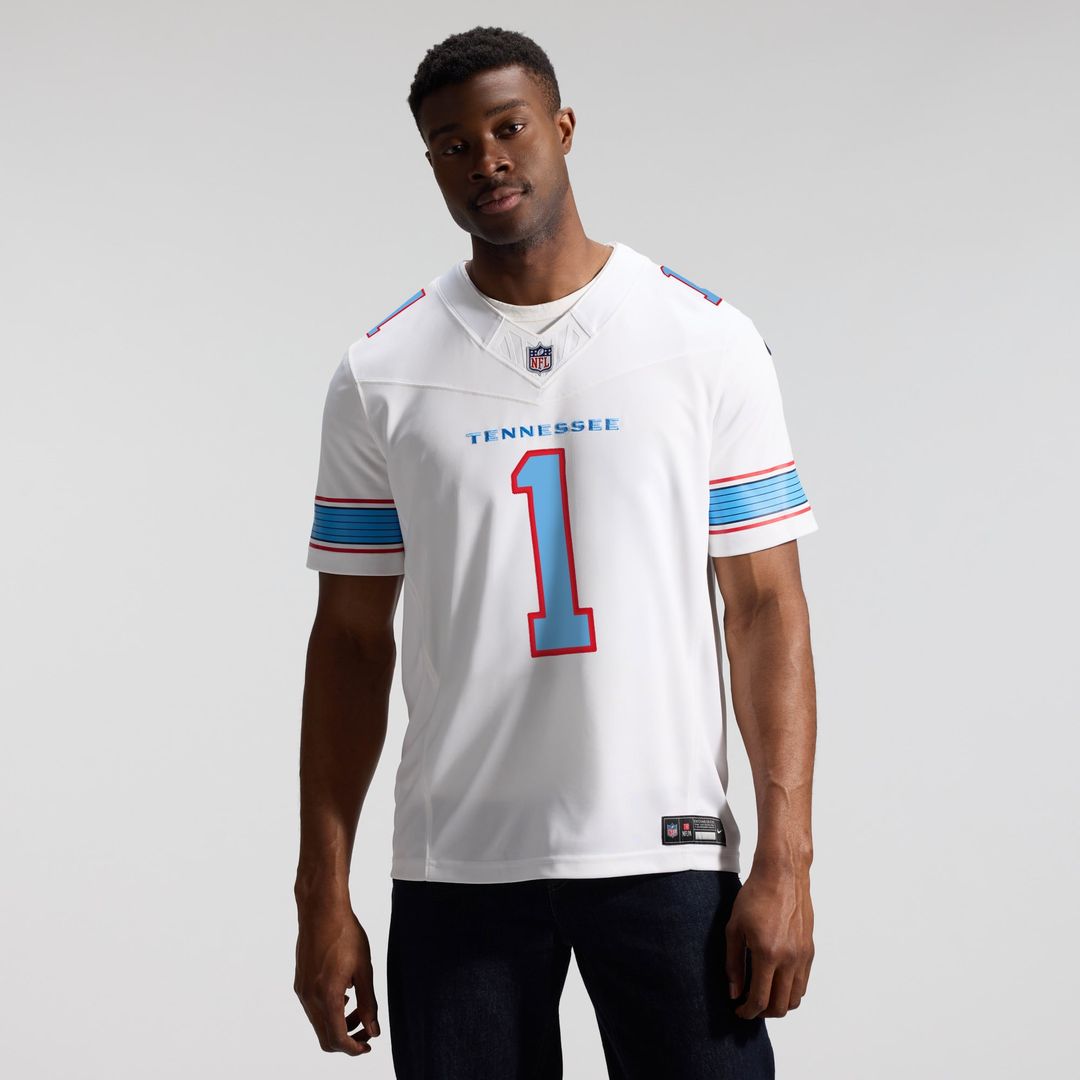 Tennessee Titans Cameron Ward Nike Light Blue Team Vapor product image 30