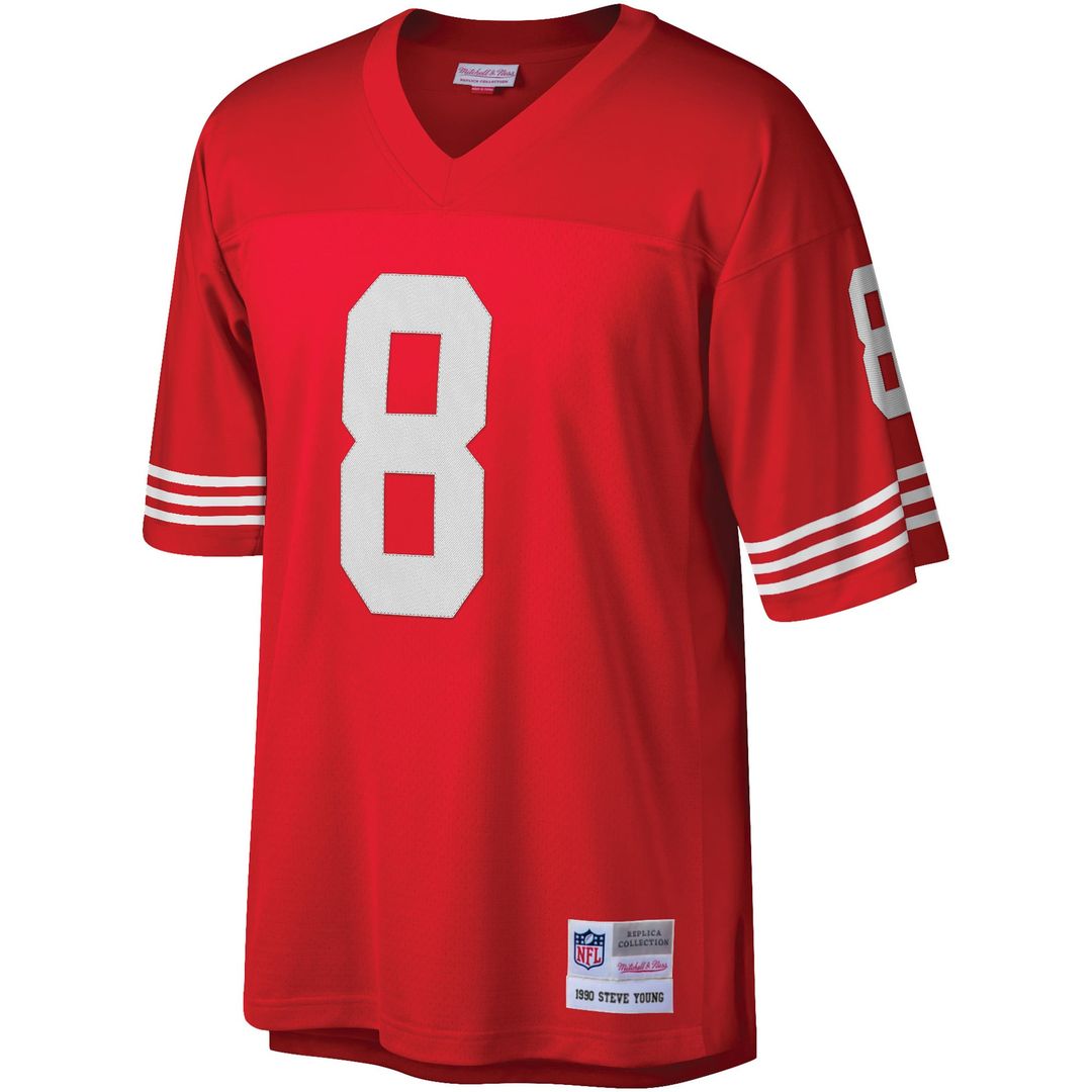 San Francisco 49ers Steve Young Mitchell & Ness Scarlet product image 2