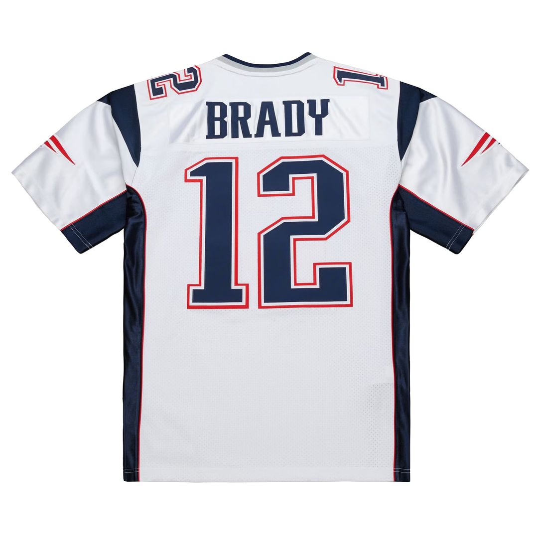 New England Patriots Tom Brady Mitchell & Ness White 2000 product image 2