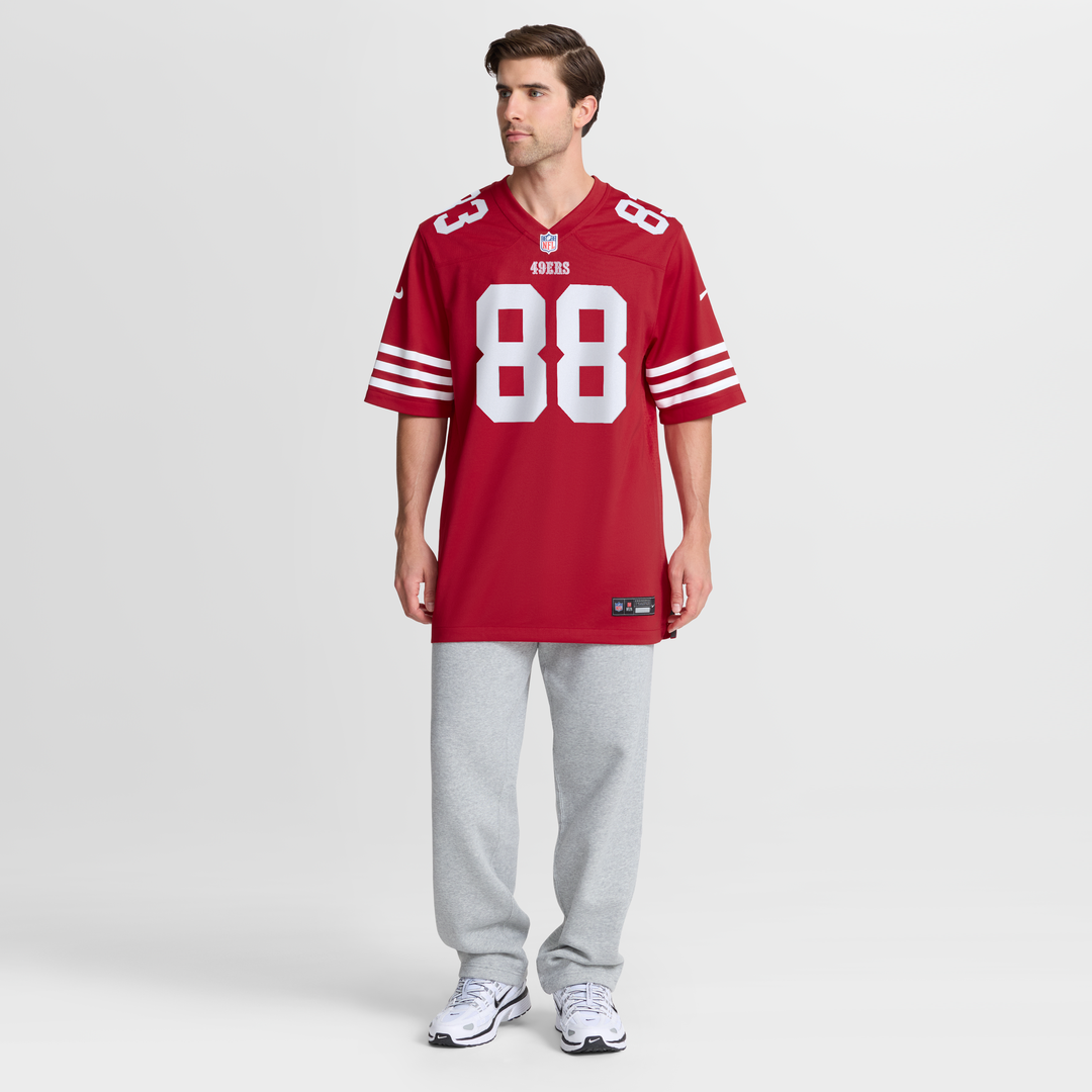 San Francisco 49ers Jake Tonges Nike Scarlet Game Jersey product image 7