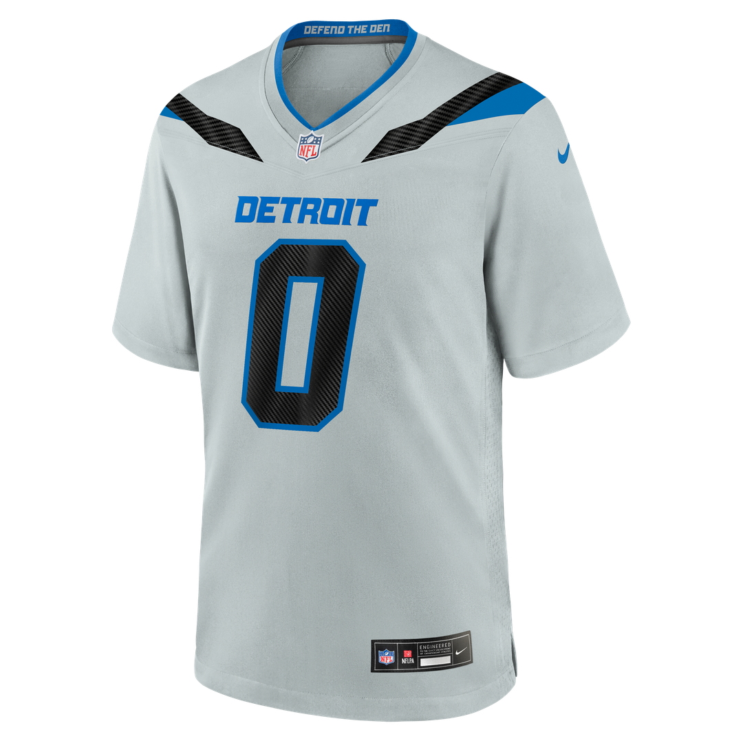 Detroit Lions Jahmyr Gibbs Nike Silver 2026 Rivalries product image 2