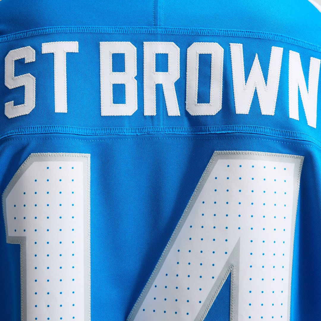 Detroit Lions Amon - Ra St. Brown Nike White Vapor FUSE product image 17