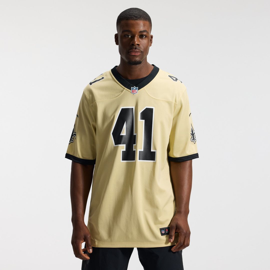 New Orleans Saints Alvin Kamara Nike Black Game Jersey product image 21