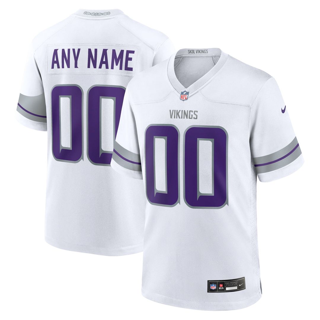 Minnesota Vikings Nike Purple Classic Custom Jersey product image 13