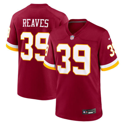 Washington Commanders Jeremy Reaves Nike Burgundy Game product image 1