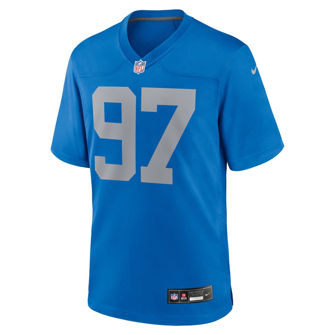 Detroit Lions Aidan Hutchinson Nike Blue Alternate Game product image 2