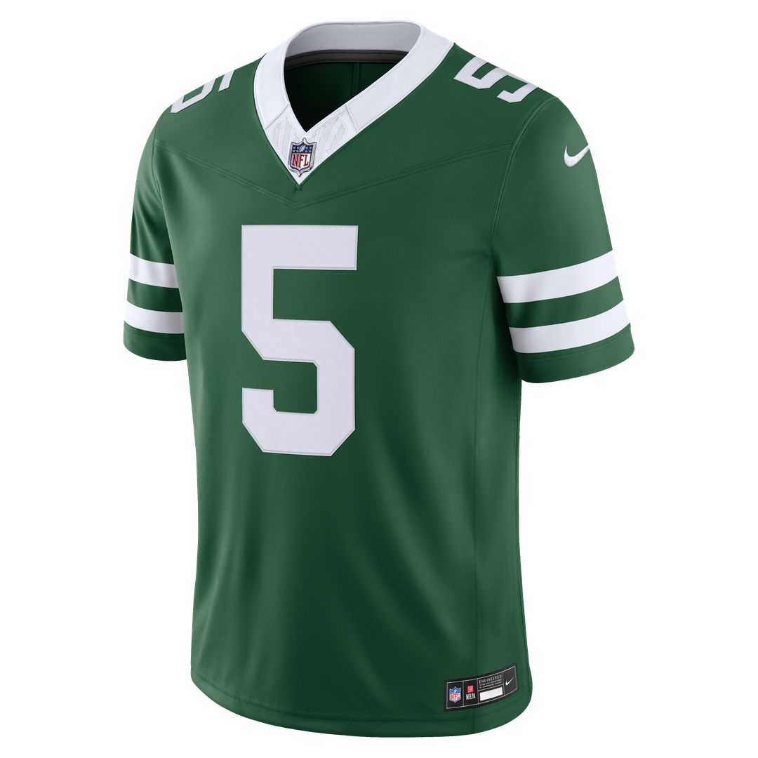 New York Jets Garrett Wilson Nike Legacy Green Team Vapor product image 6