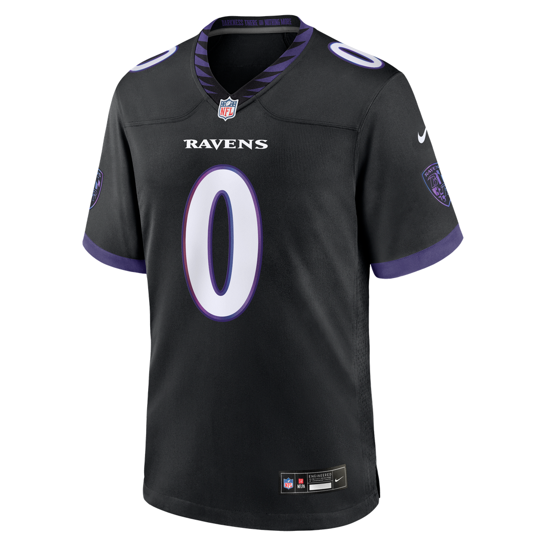 Baltimore Ravens Roquan Smith Nike Black Alternate Game product image 6