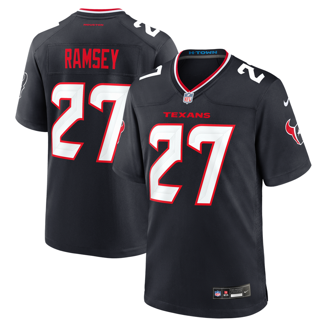 Houston Texans Kamari Ramsey Nike Navy Game Jersey product image 1