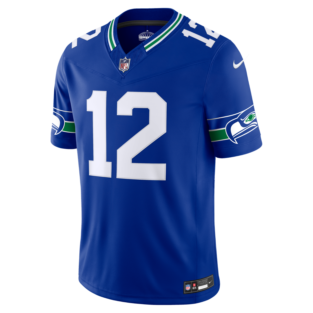 Seattle Seahawks 12s Nike Royal Alternate Vapor FUSE product image 5