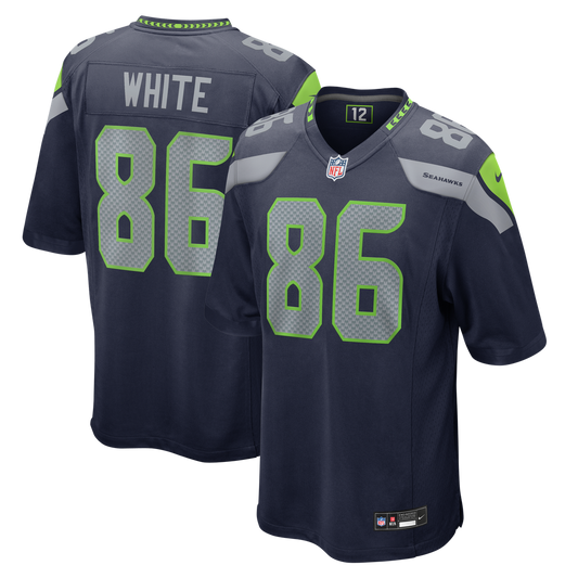 Seattle Seahawks Ricky White Nike College Navy Game Jersey product image 1