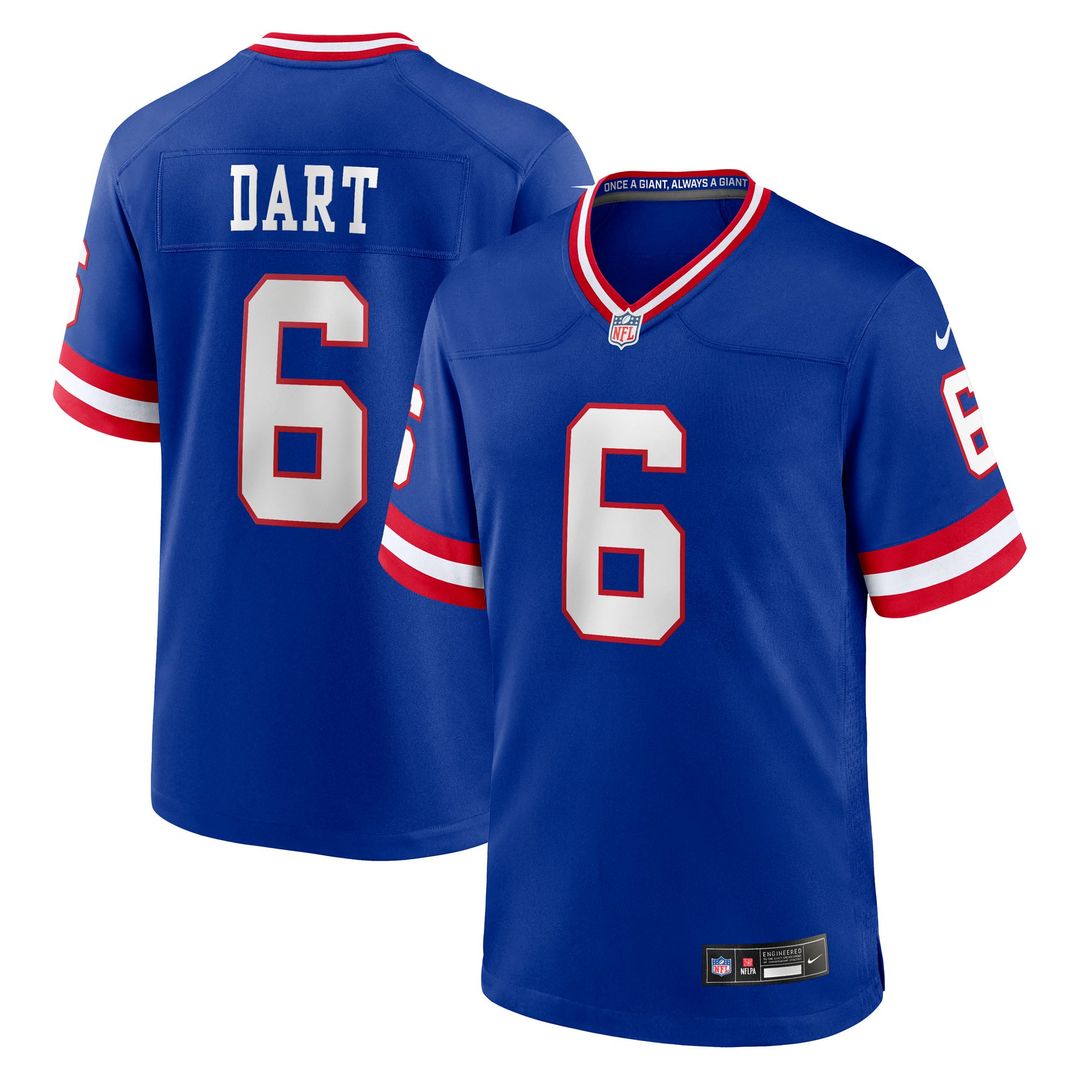 New York Giants Jaxson Dart Nike Royal Alternate 2 Classic product image 1