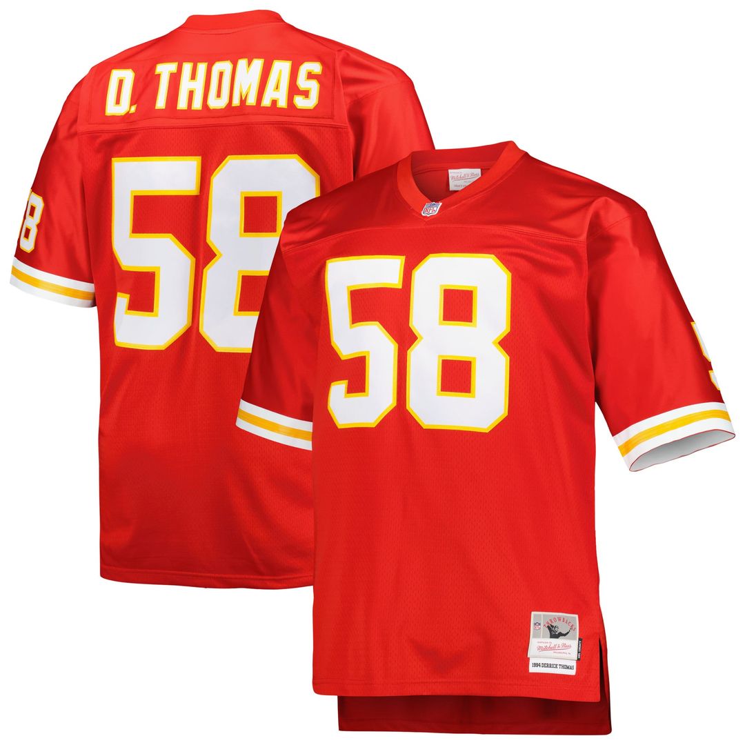 Kansas City Chiefs Derrick Thomas Mitchell & Ness Red Big & product image 1