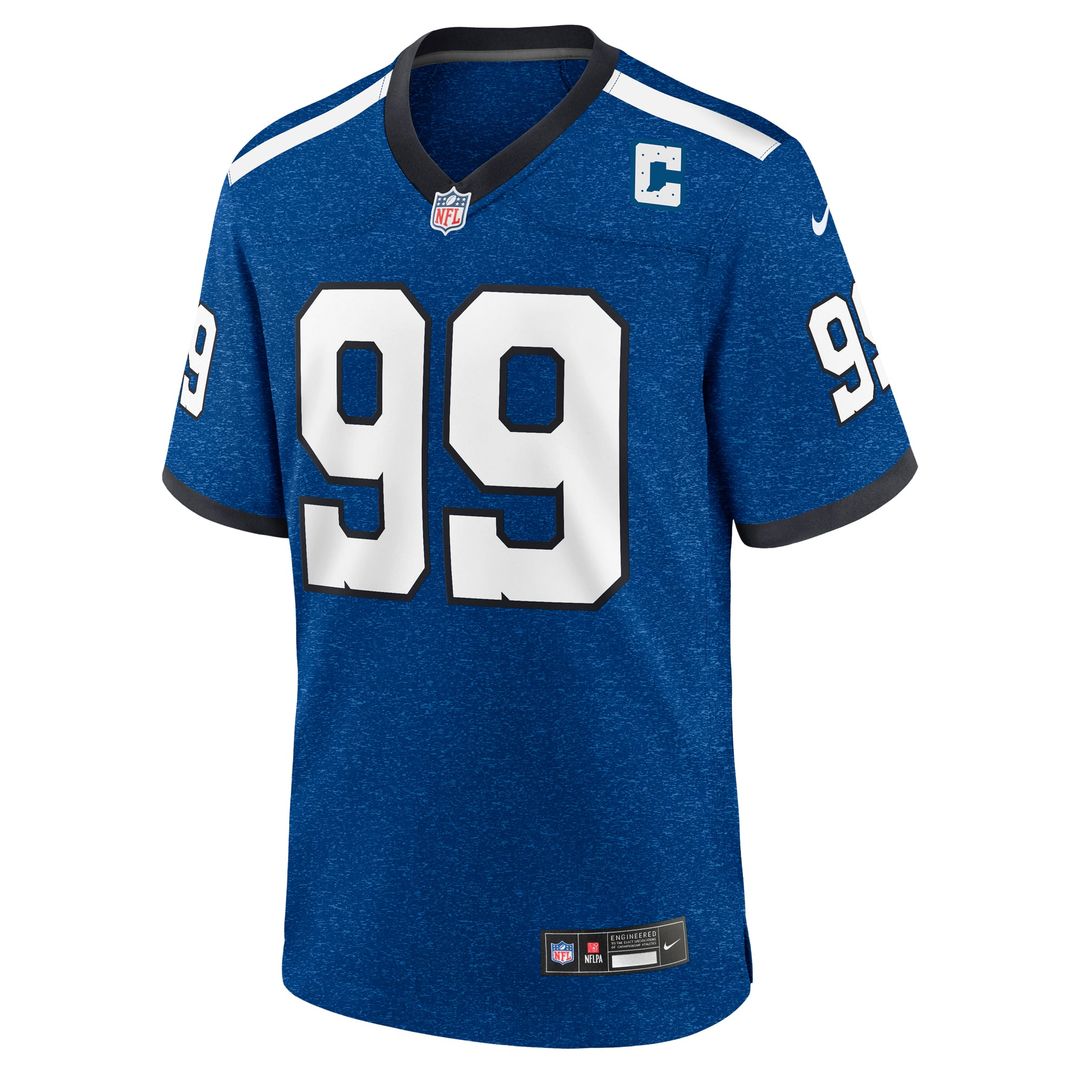 Indianapolis Colts DeForest Buckner Nike Royal Game Jersey product image 14