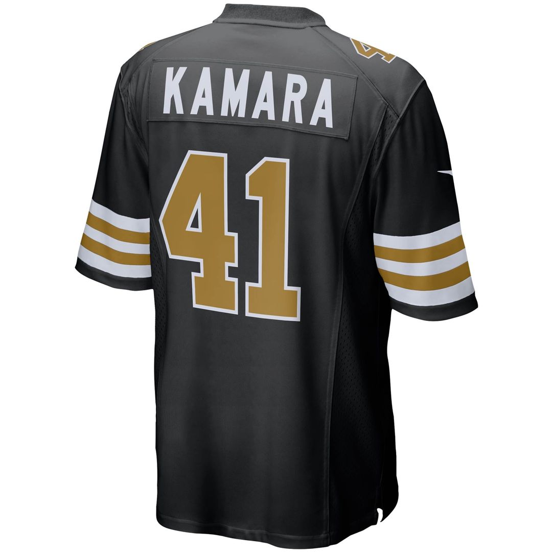 New Orleans Saints Alvin Kamara Nike Black Alternate Game product image 3