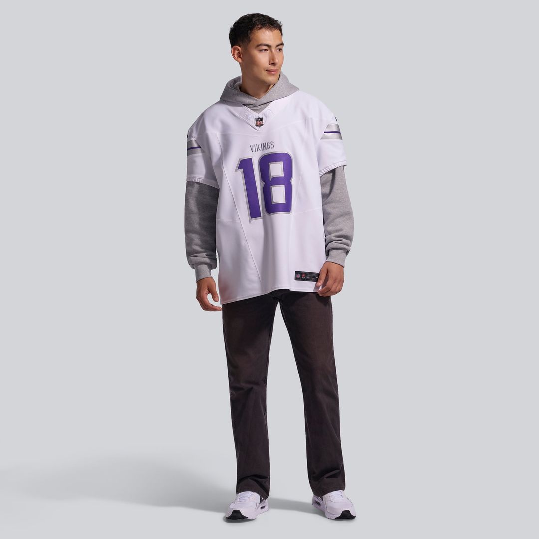 Minnesota Vikings Justin Jefferson Nike White Alternate product image 4