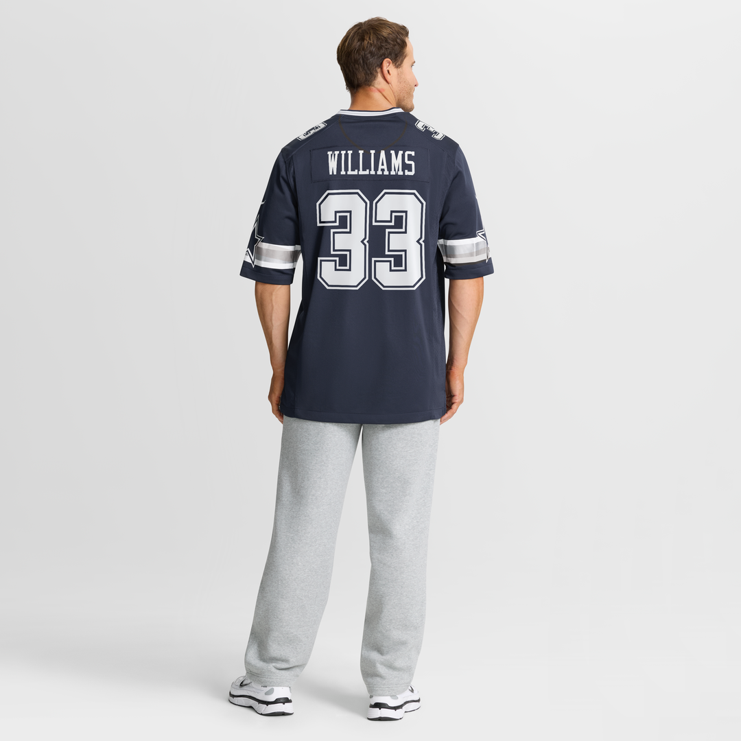 Dallas Cowboys Javonte Williams Nike Navy Game Jersey product image 8