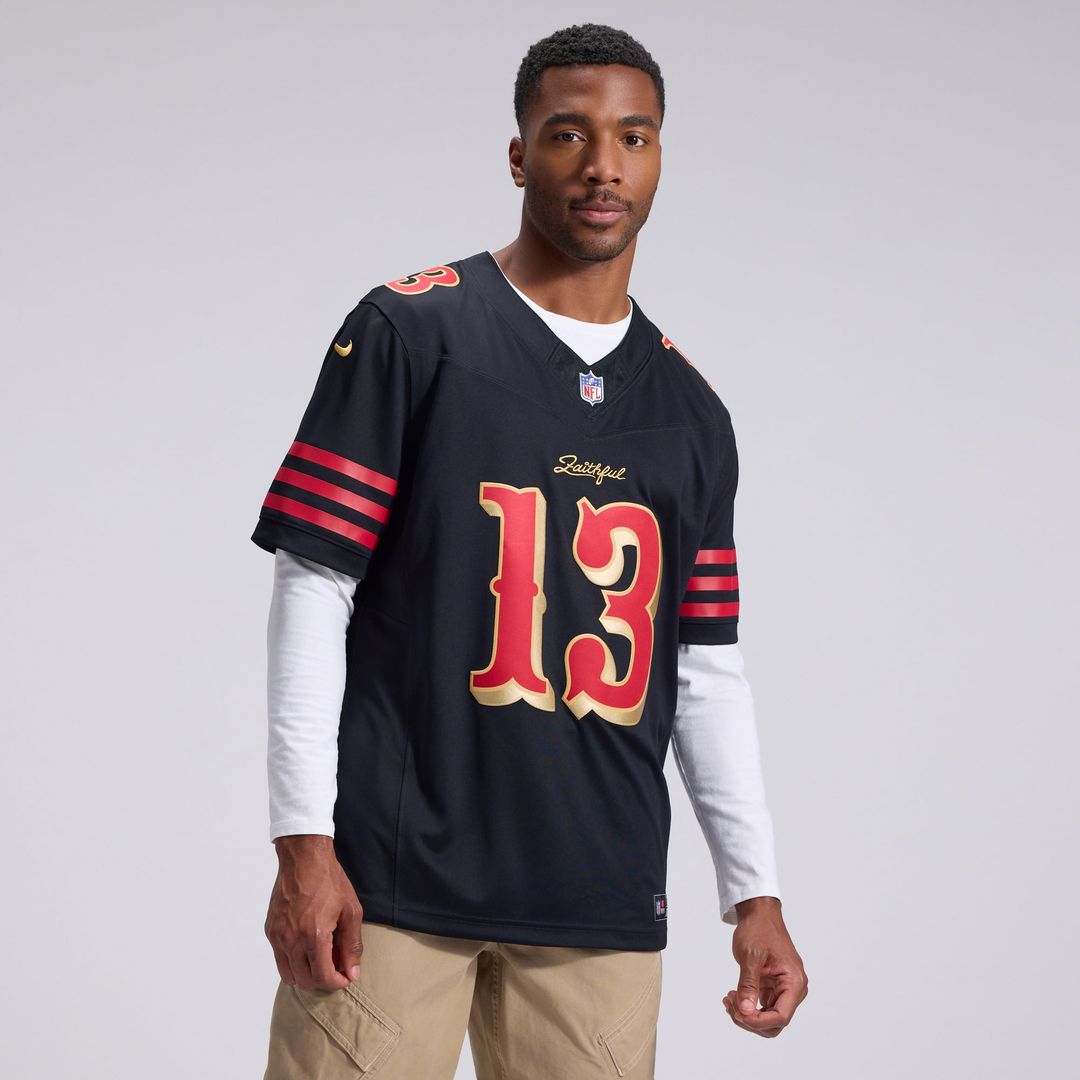 San Francisco 49ers Brock Purdy Nike Black Rivalries product image 2