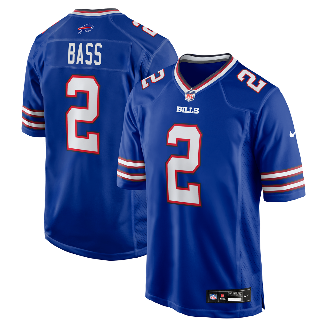 Buffalo Bills Tyler Bass Nike Royal Game Jersey product image 1