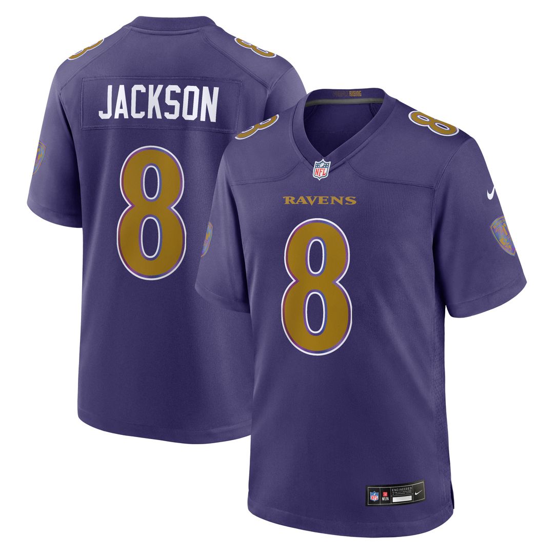Baltimore Ravens Lamar Jackson Nike Purple Alternate Game product image 1