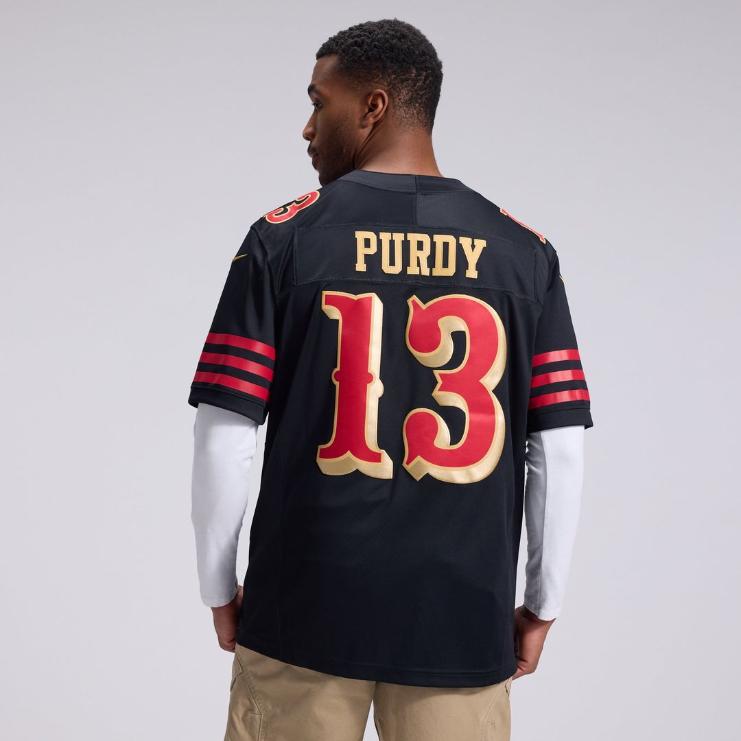 San Francisco 49ers Brock Purdy Nike Black Rivalries product image 3