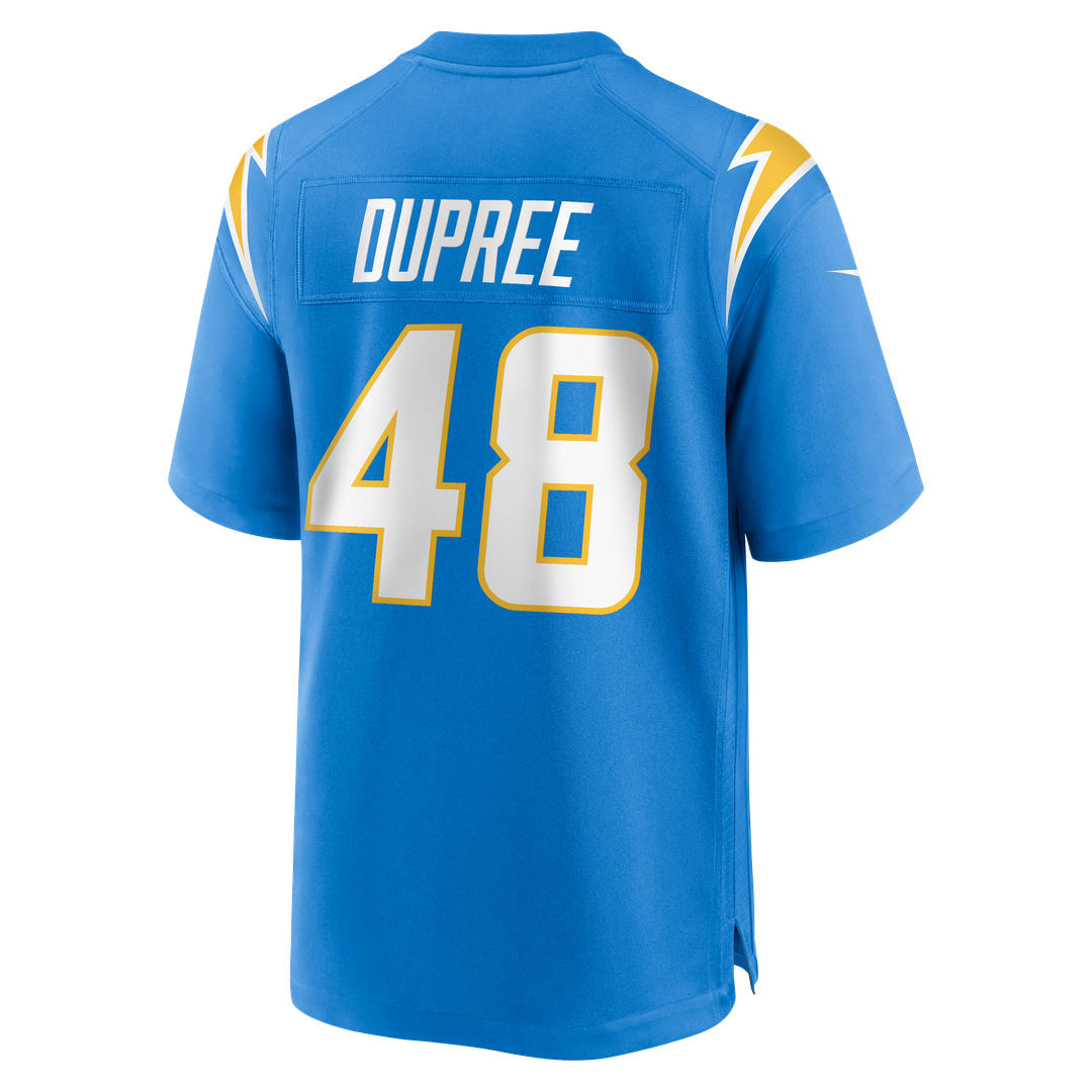 Los Angeles Chargers Bud Dupree Nike Powder Blue Game Jersey product image 3