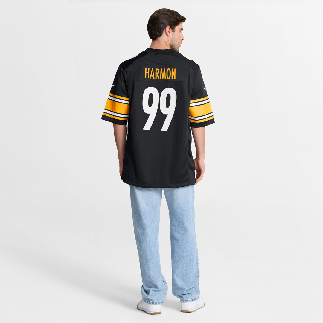 Pittsburgh Steelers Derrick Harmon Nike Black Game Jersey product image 8