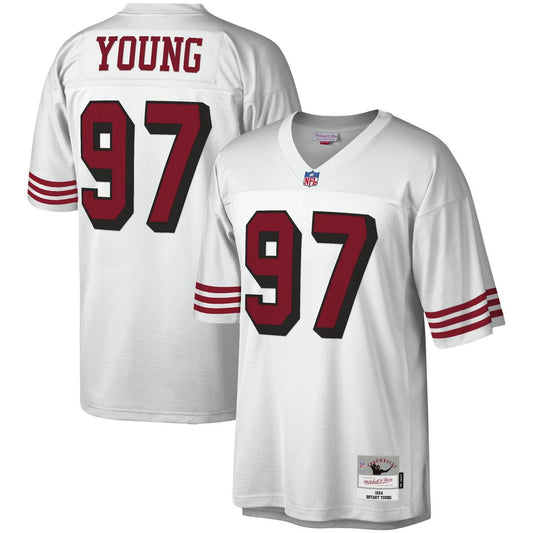 San Francisco 49ers Bryant Young Mitchell & Ness White product image 1