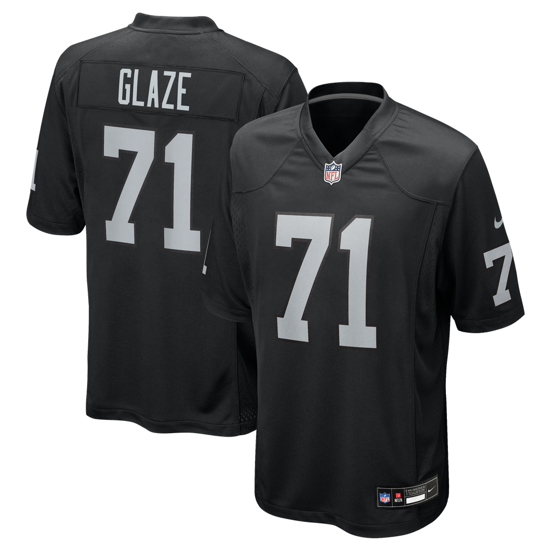 Las Vegas Raiders DJ Glaze Nike Black Game Jersey product image 1
