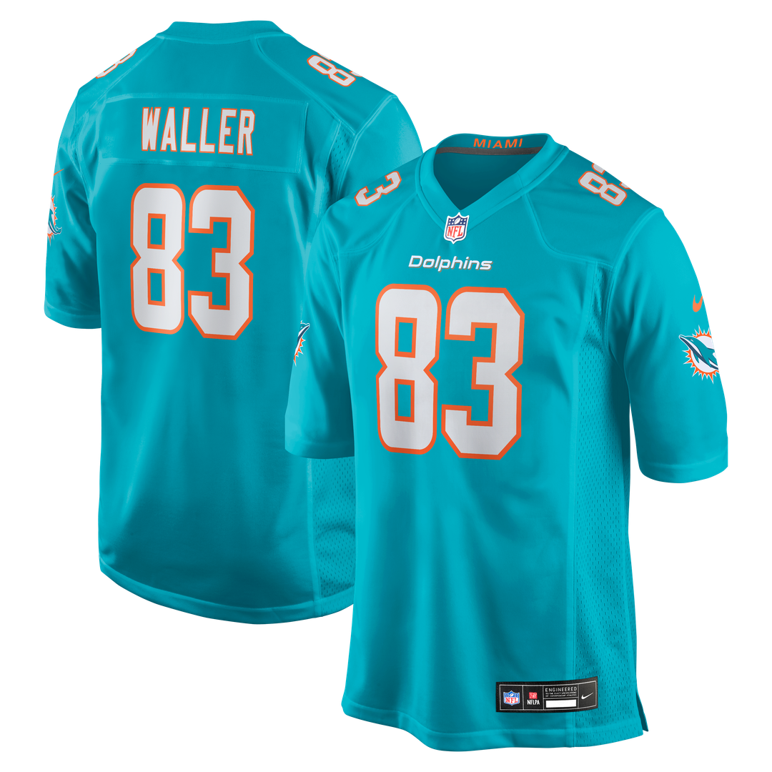 Miami Dolphins Darren Waller Nike Aqua Game Jersey product image 1